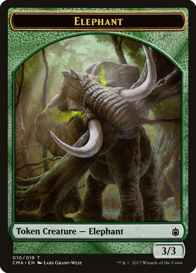Image for Elephant Token (010) (10) - Magic: The Gathering