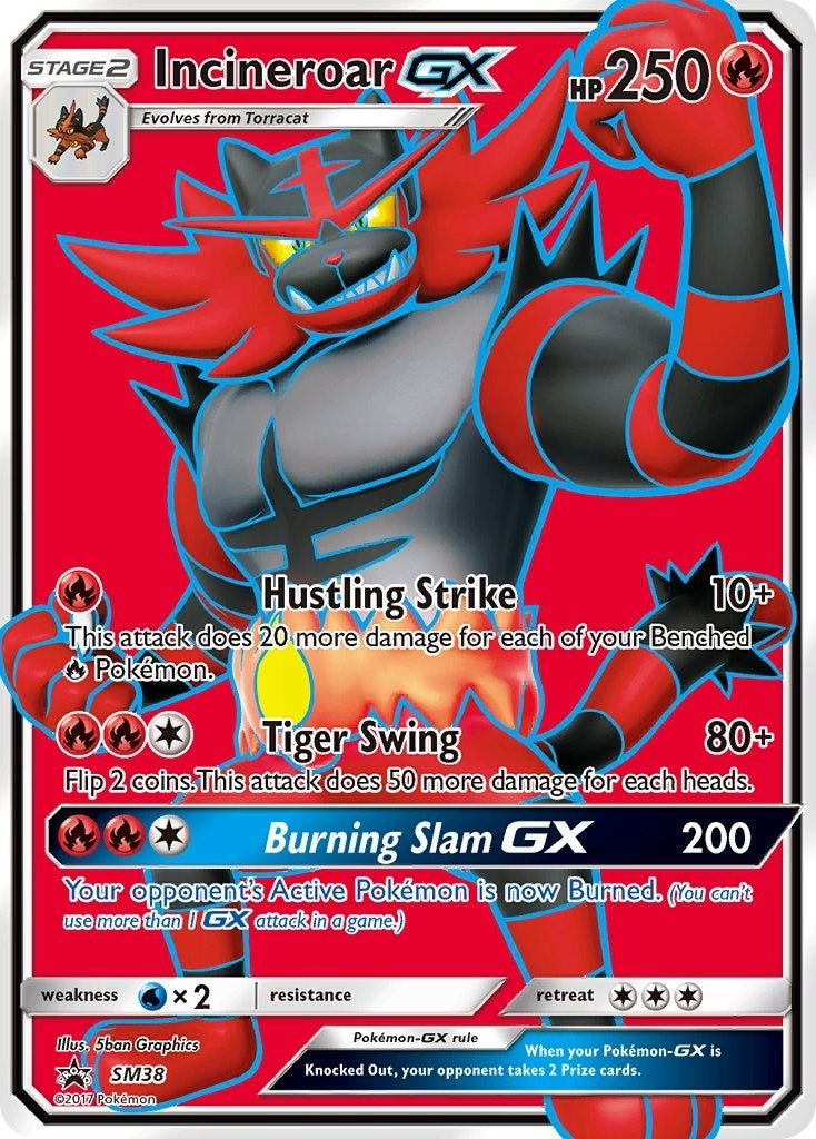 Image for Incineroar GX - SM38 (SM38) (SMP) - Pokemon