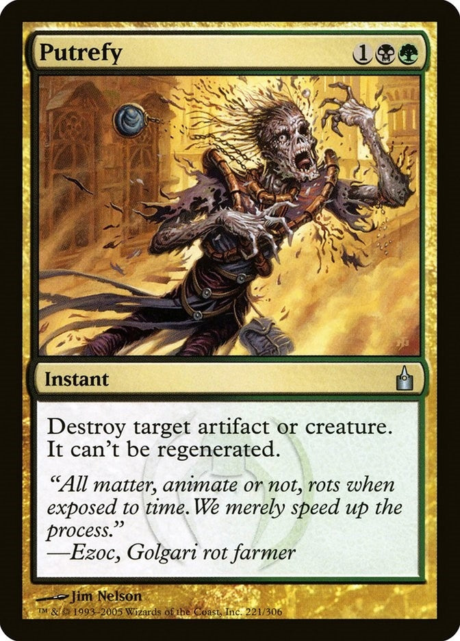 Image for Putrefy (221) - Magic: The Gathering