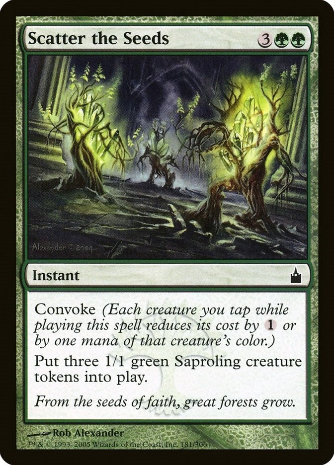 Image for Scatter the Seeds (181) - Magic: The Gathering