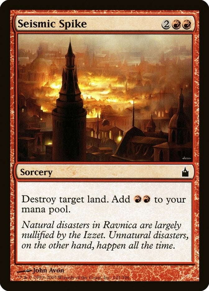 Image for Seismic Spike (141) - Magic: The Gathering