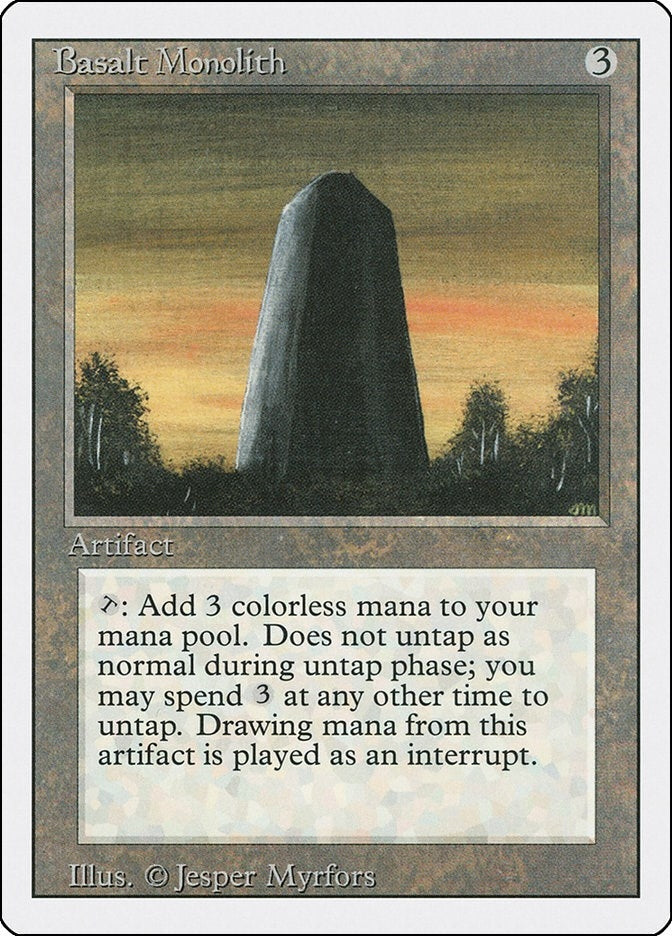 Image for Basalt Monolith - Magic: The Gathering