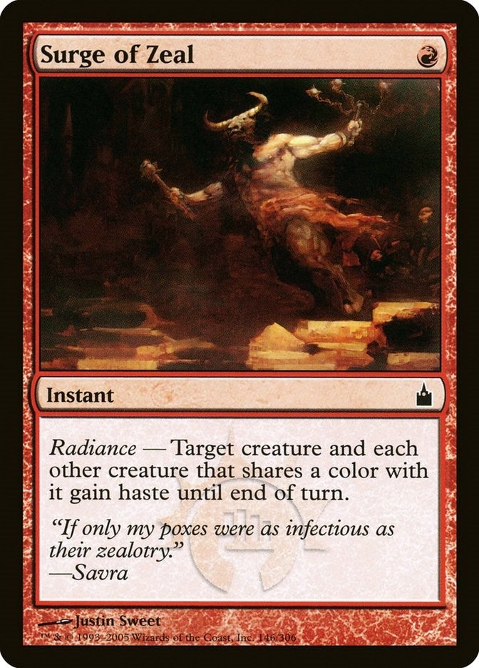 Image for Surge of Zeal (146) - Magic: The Gathering