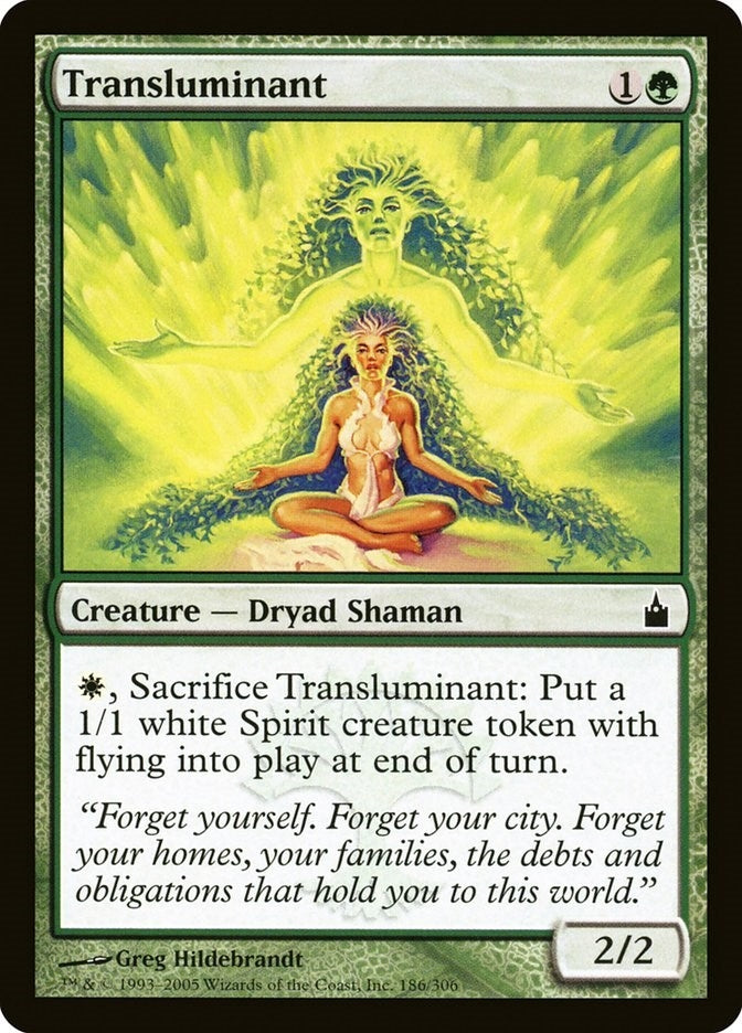 Image for Transluminant (186) - Magic: The Gathering