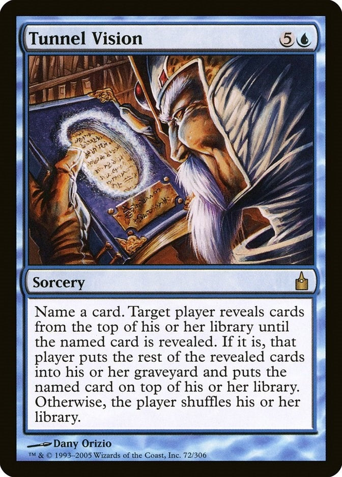 Image for Tunnel Vision (72) - Magic: The Gathering