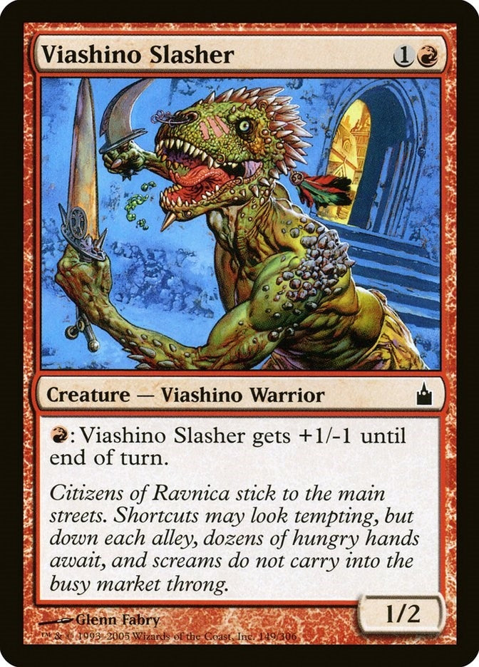 Image for Viashino Slasher (149) - Magic: The Gathering