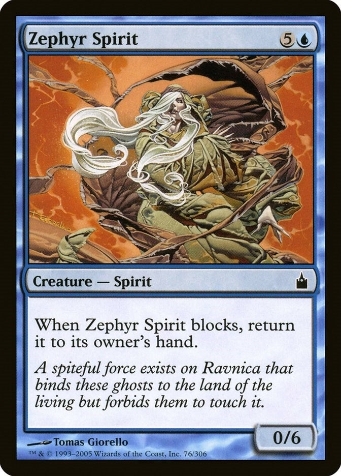 Image for Zephyr Spirit (76) - Magic: The Gathering