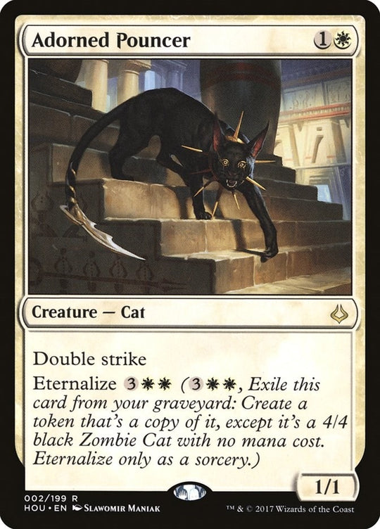 Image for Adorned Pouncer (2) (HOU) - Magic: The Gathering