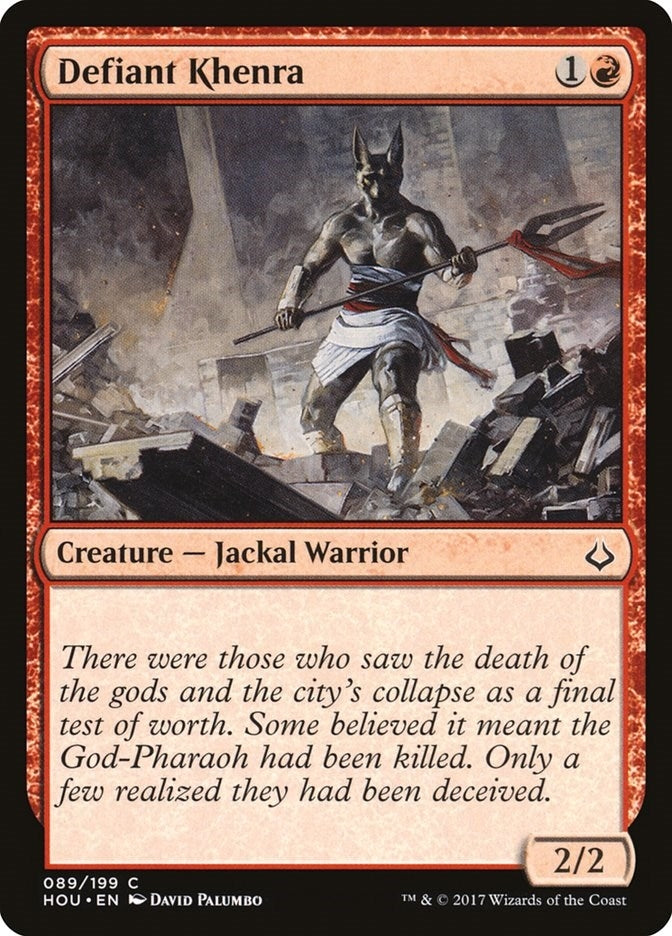 Image for Defiant Khenra (89) - Magic: The Gathering