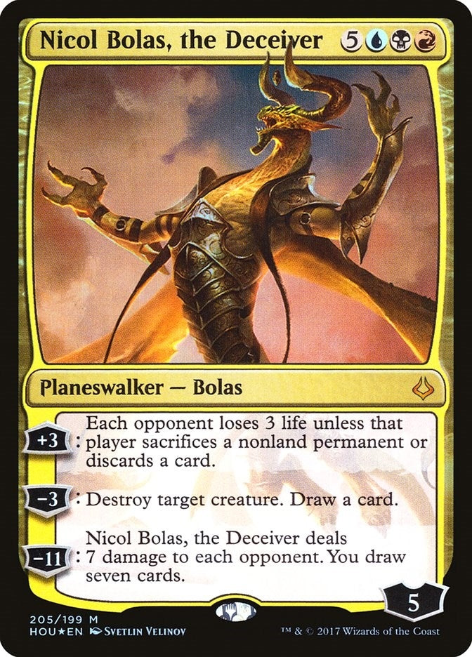 Image for Nicol Bolas, the Deceiver (205) - Magic: The Gathering