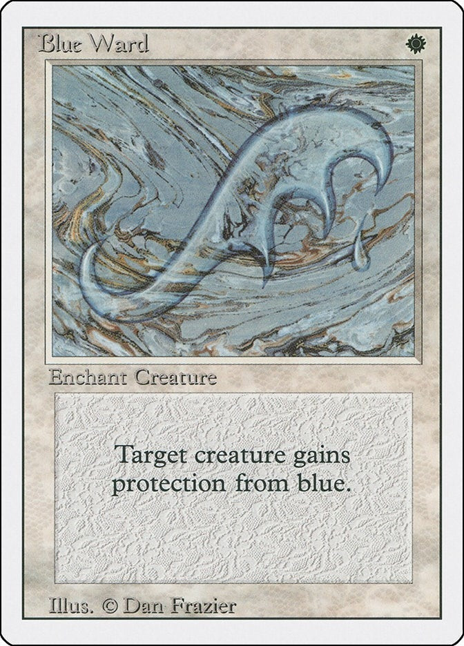 Image for Blue Ward (3ED) - Magic: The Gathering