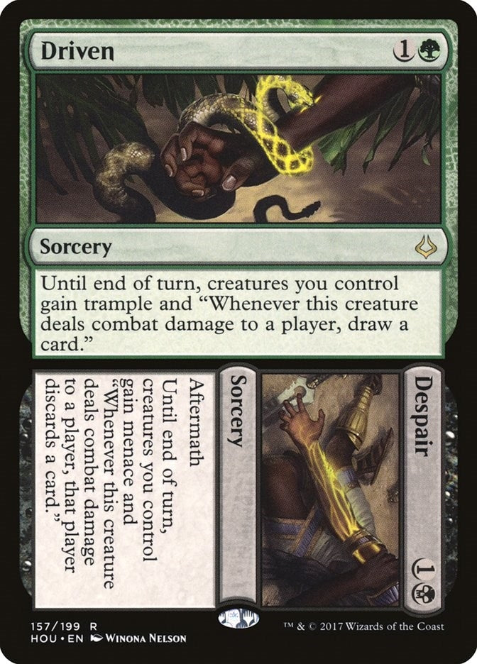 Image for Driven // Despair (157) - Magic: The Gathering
