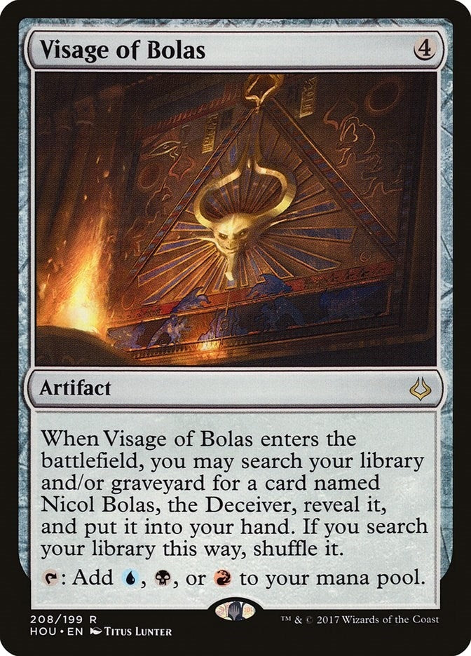 Image for Visage of Bolas (208) (HOU) - Magic: The Gathering