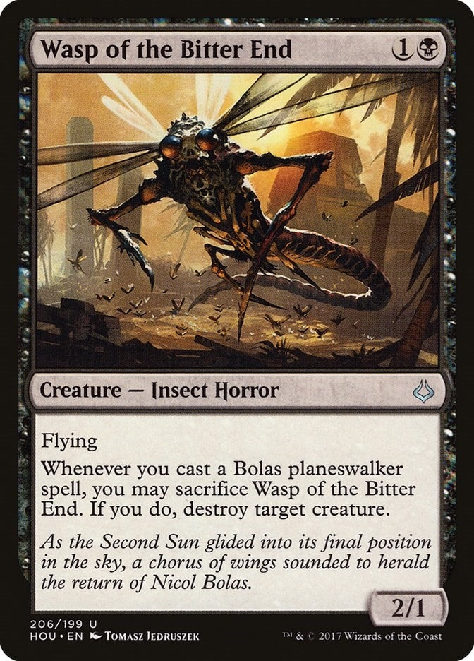 Image for Wasp of the Bitter End (206) (HOU) - Magic: The Gathering