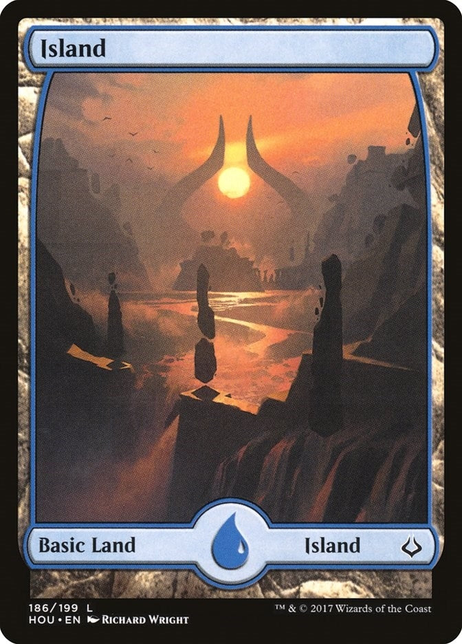 Image for Island (186) - Full Art (186) (HOU) - Magic: The Gathering