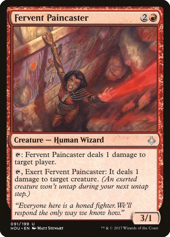 Image for Fervent Paincaster (91) - Magic: The Gathering