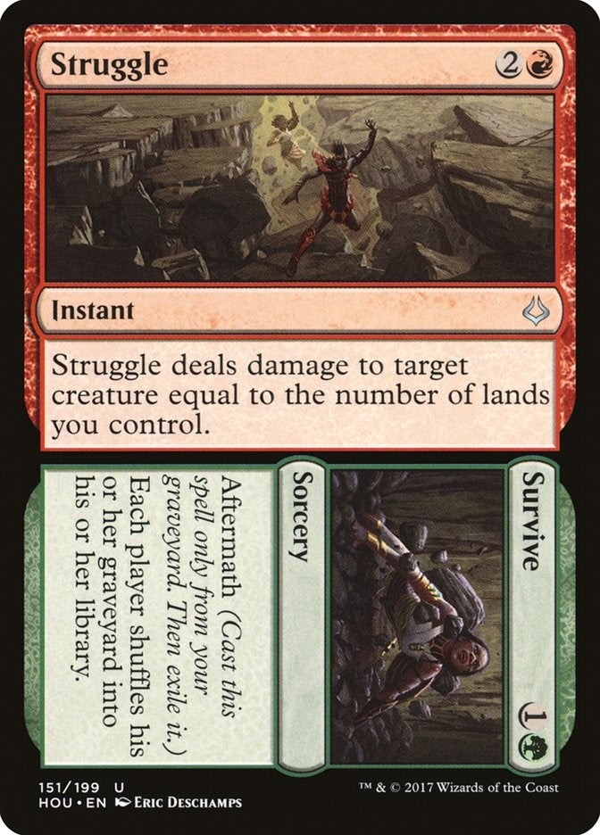 Image for Struggle // Survive (151) - Magic: The Gathering