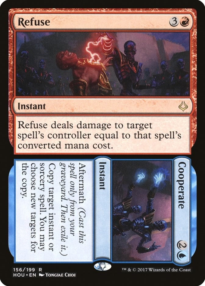 Image for Refuse // Cooperate (156) (HOU) - Magic: The Gathering