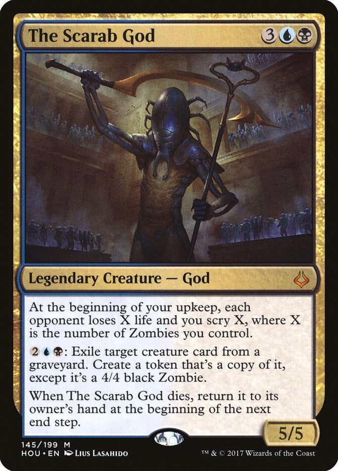 Image for The Scarab God (145) (HOU) - Magic: The Gathering