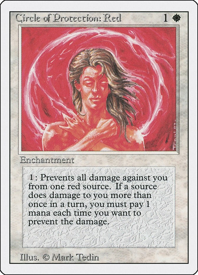 Image for Circle of Protection: Red - Magic: The Gathering