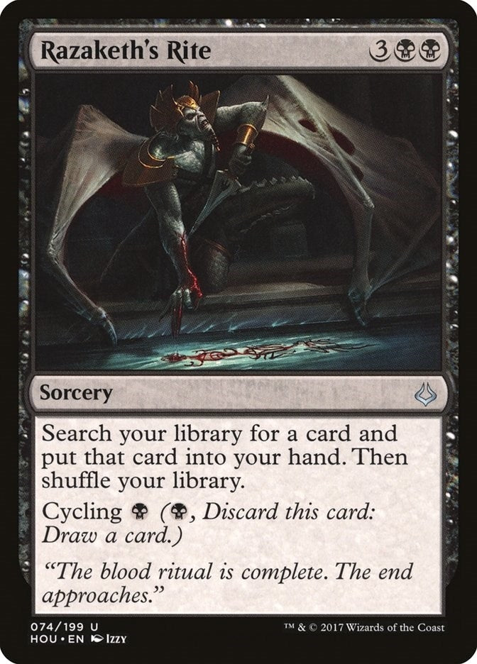 Image for Razaketh's Rite (74) - Magic: The Gathering