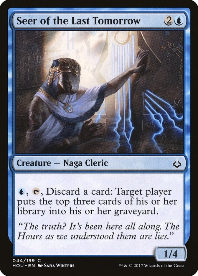 Image for Seer of the Last Tomorrow (44) (HOU) - Magic: The Gathering