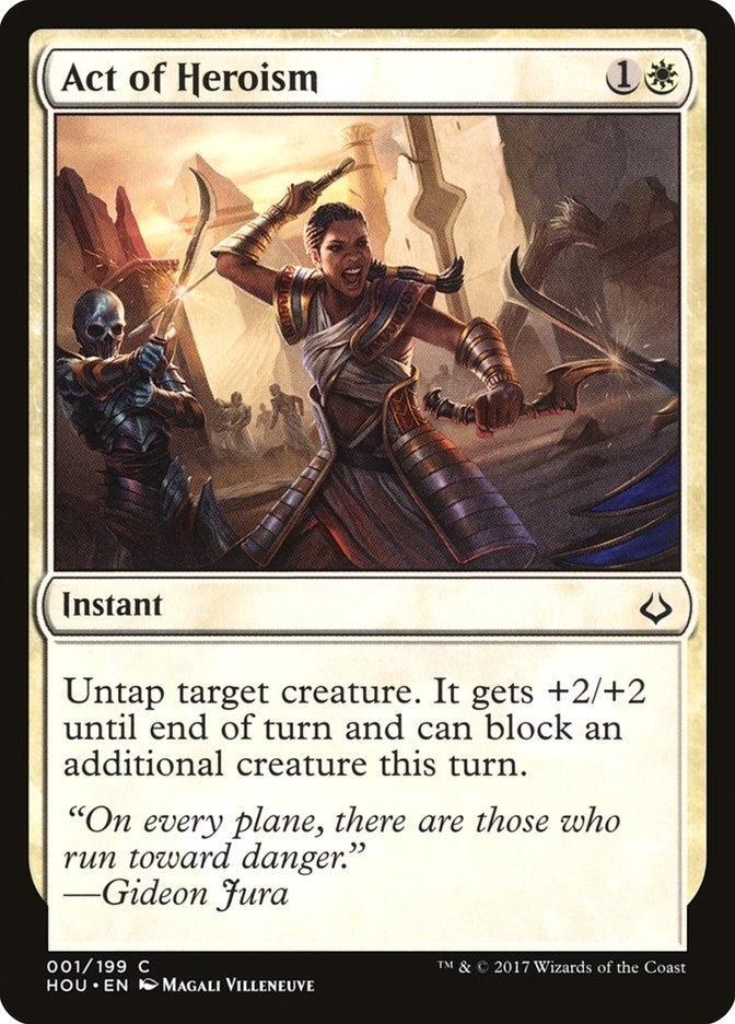Image for Act of Heroism (1) (HOU) - Magic: The Gathering