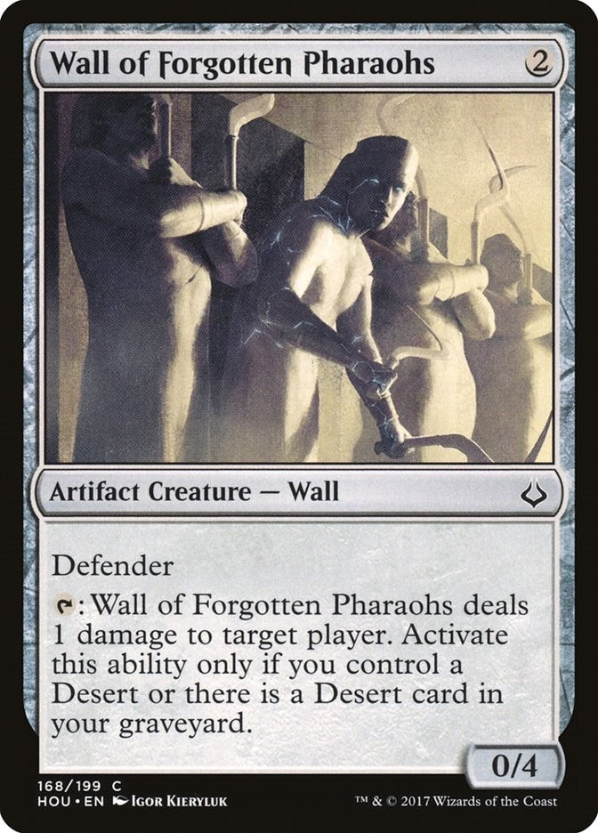 Image for Wall of Forgotten Pharaohs (168) (HOU) - Magic: The Gathering