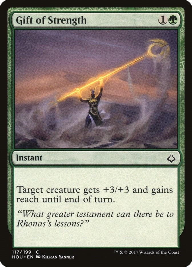 Image for Gift of Strength (117) - Magic: The Gathering