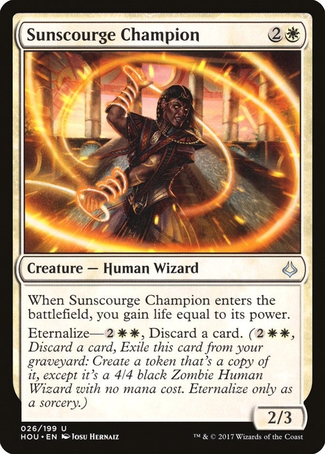 Image for Sunscourge Champion (26) (HOU) - Magic: The Gathering