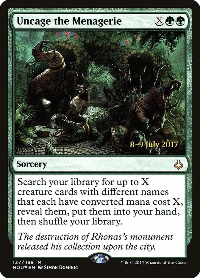 Image for Uncage the Menagerie (137) - Magic: The Gathering