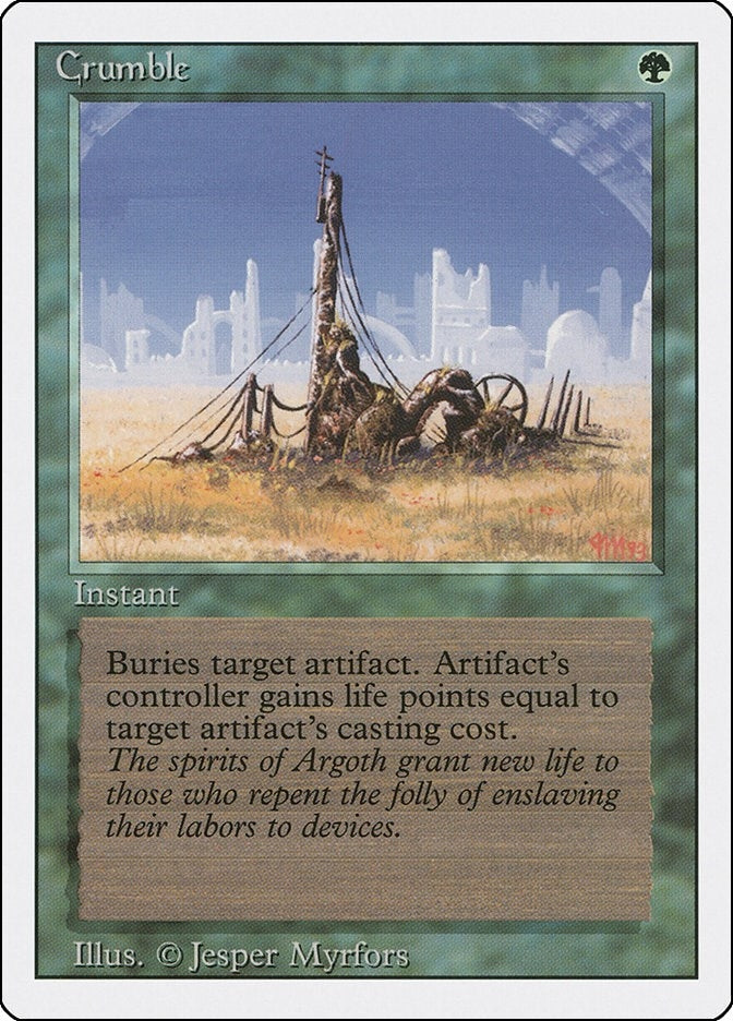 Image for Crumble - Magic: The Gathering