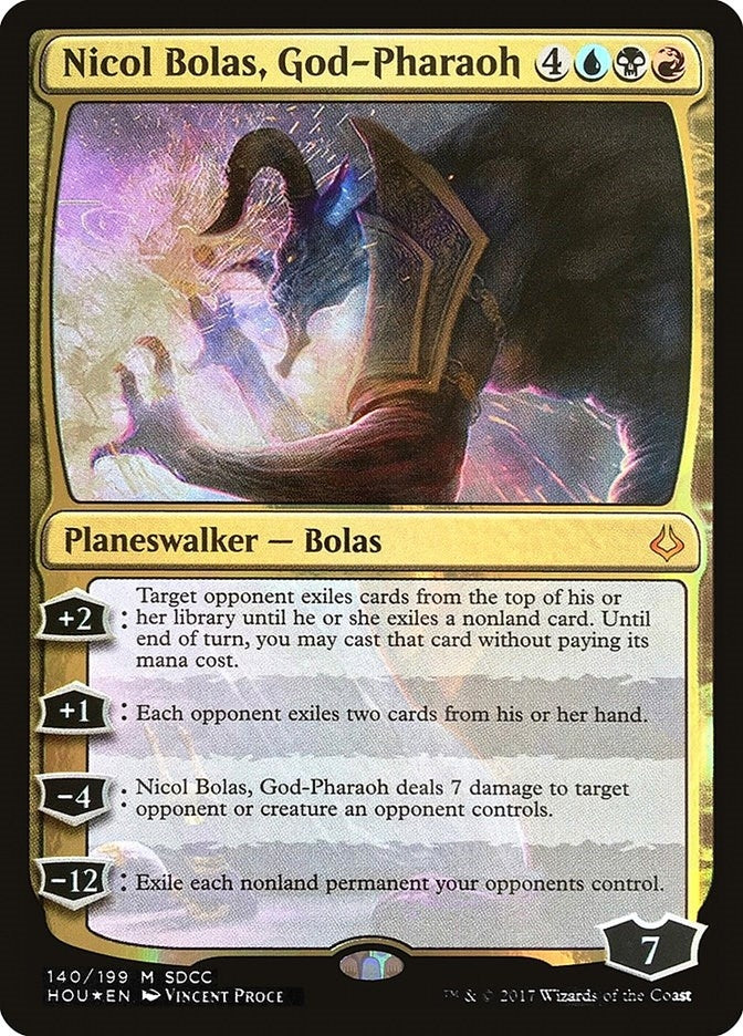 Image for Nicol Bolas, God-Pharaoh (SDCC 2017 Exclusive) (140) - Magic: The Gathering