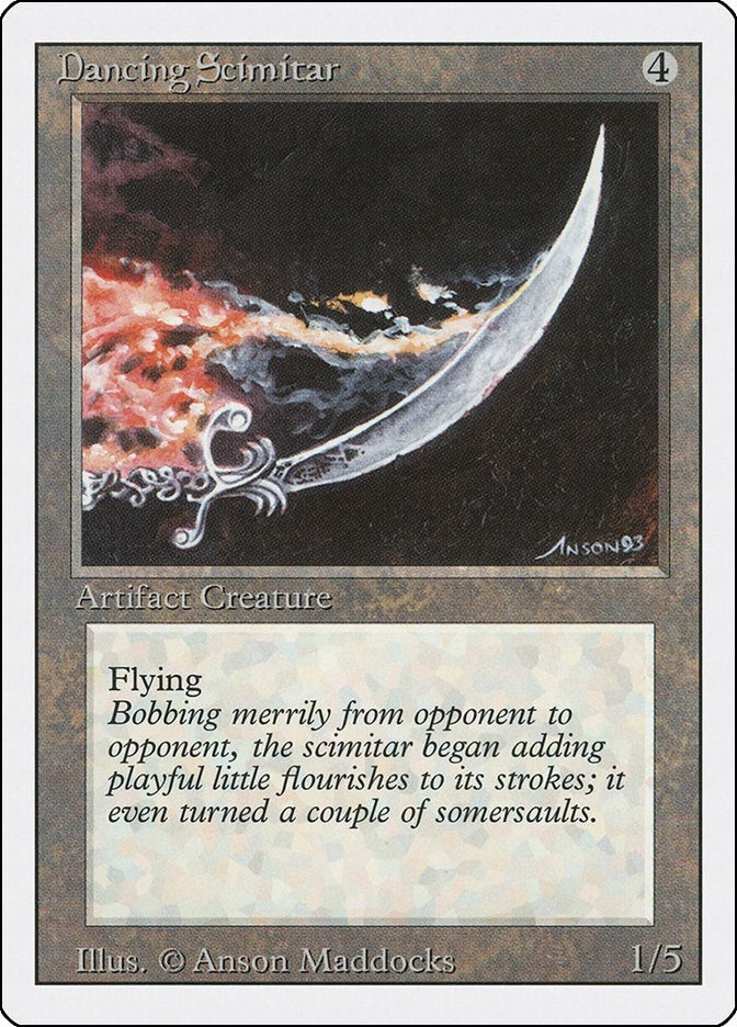 Image for Dancing Scimitar - Magic: The Gathering