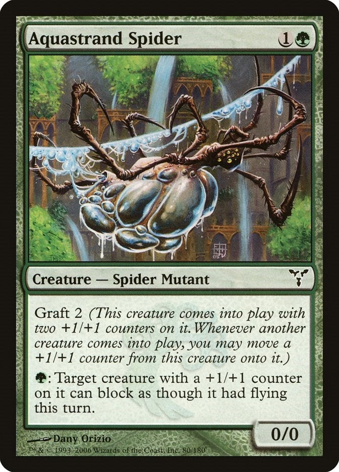 Image for Aquastrand Spider (80) (DIS) - Magic: The Gathering