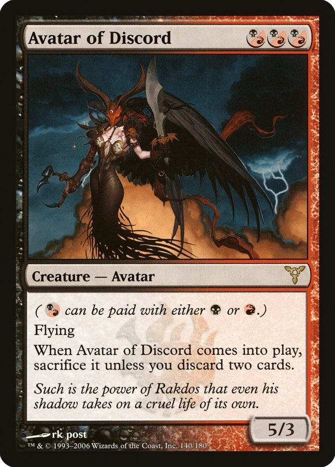 Image for Avatar of Discord (140) (DIS) - Magic: The Gathering