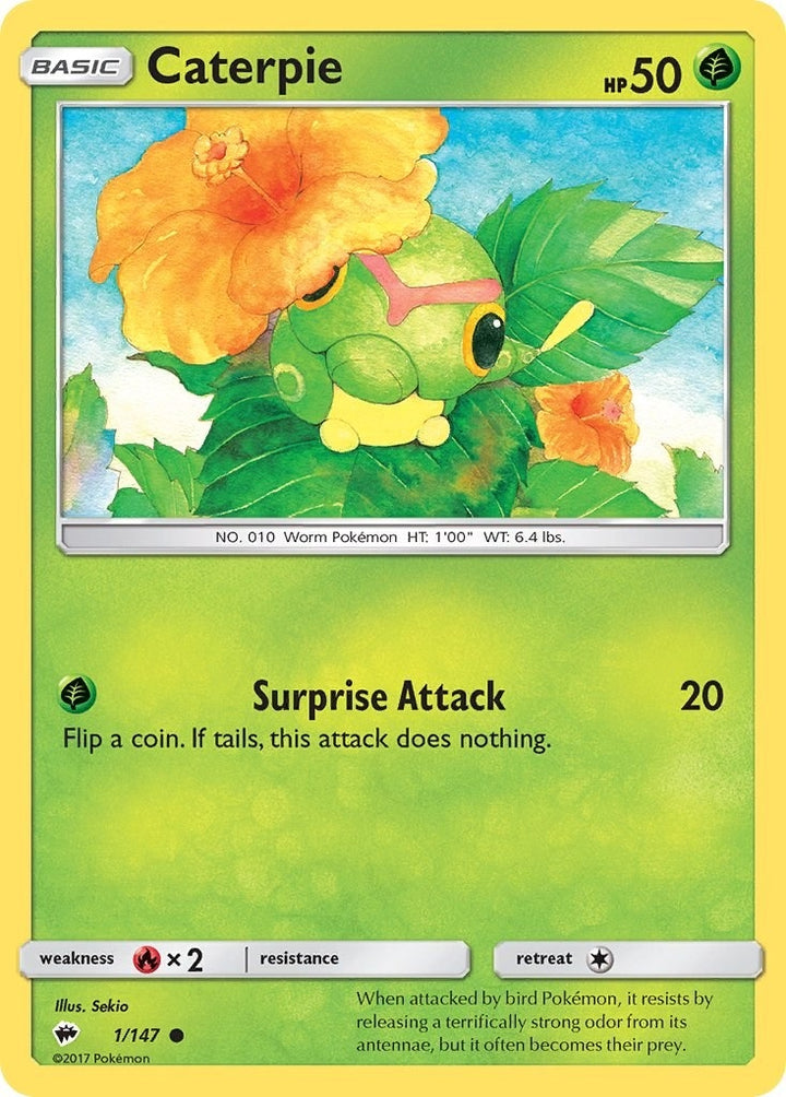 Image for Caterpie (1/147) (SM03) - Pokemon