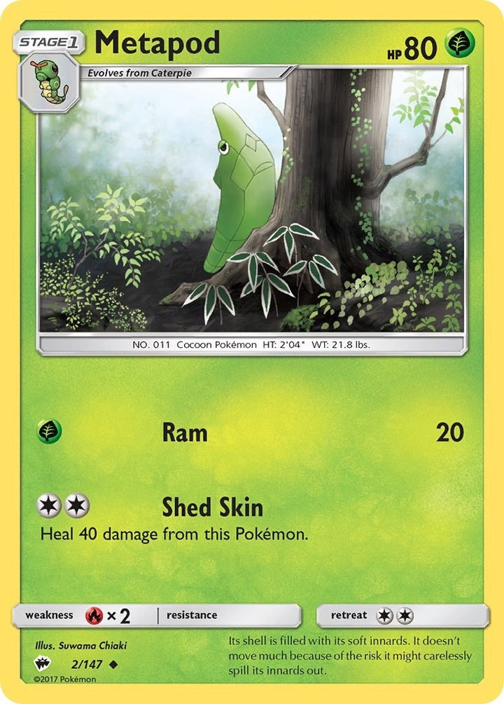 Image for Metapod (2/147) (SM03) - Pokemon