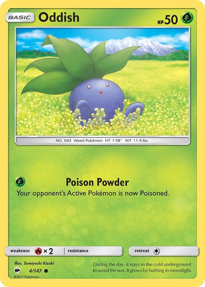 Image for Oddish (4/147) (SM03) - Pokemon