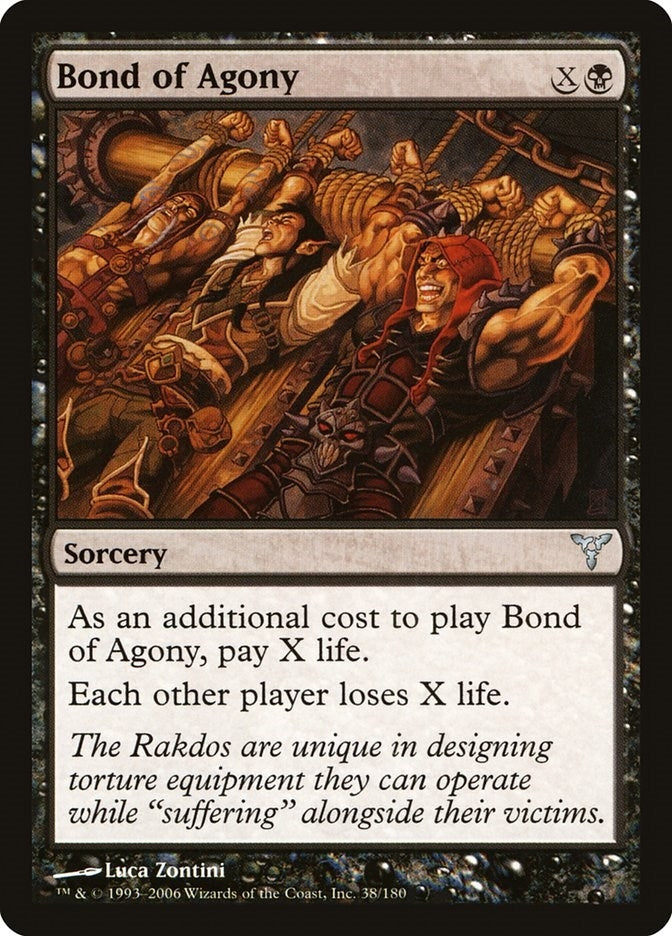 Image for Bond of Agony (38) (DIS) - Magic: The Gathering