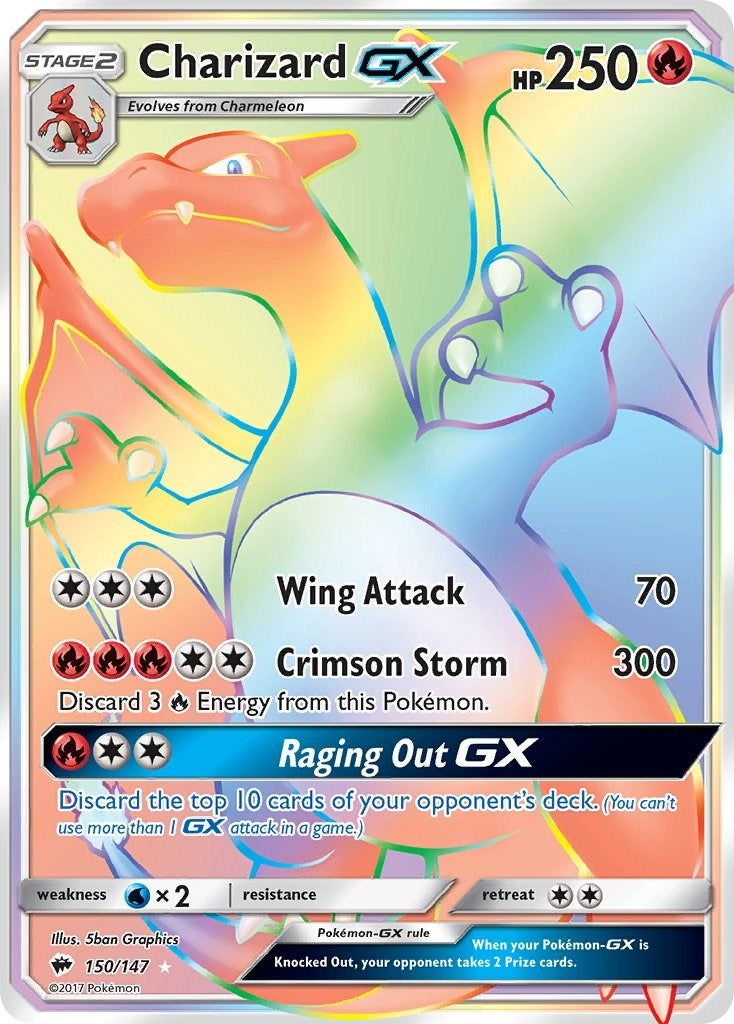 Image for Charizard GX (Secret) (150/147) (SM03) - Pokemon