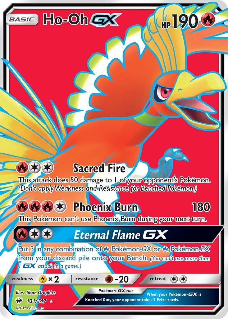 Image for Ho-Oh GX (Full Art) (131/147) (SM03) - Pokemon