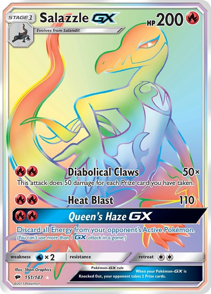 Image for Salazzle GX (Secret) (151/147) (SM03) - Pokemon