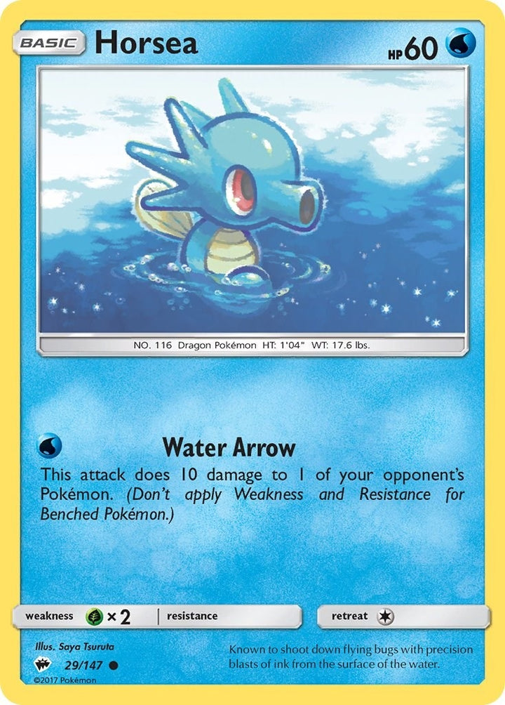 Image for Horsea (29/147) (SM03) - Pokemon