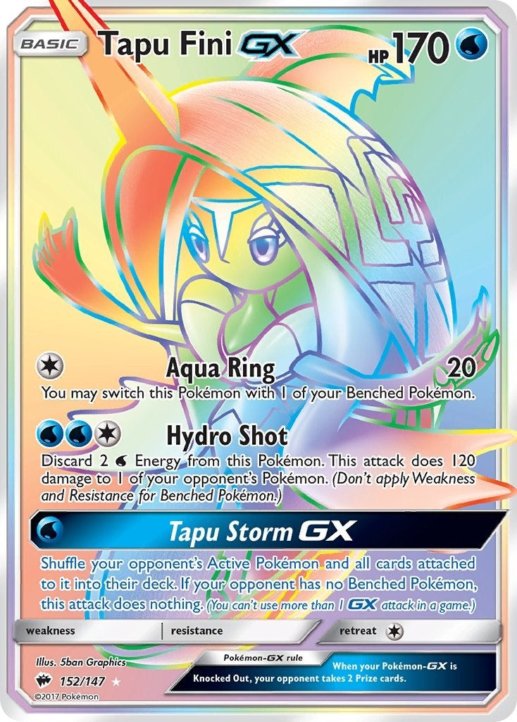 Image for Tapu Fini GX (Secret) (152/147) (SM03) - Pokemon