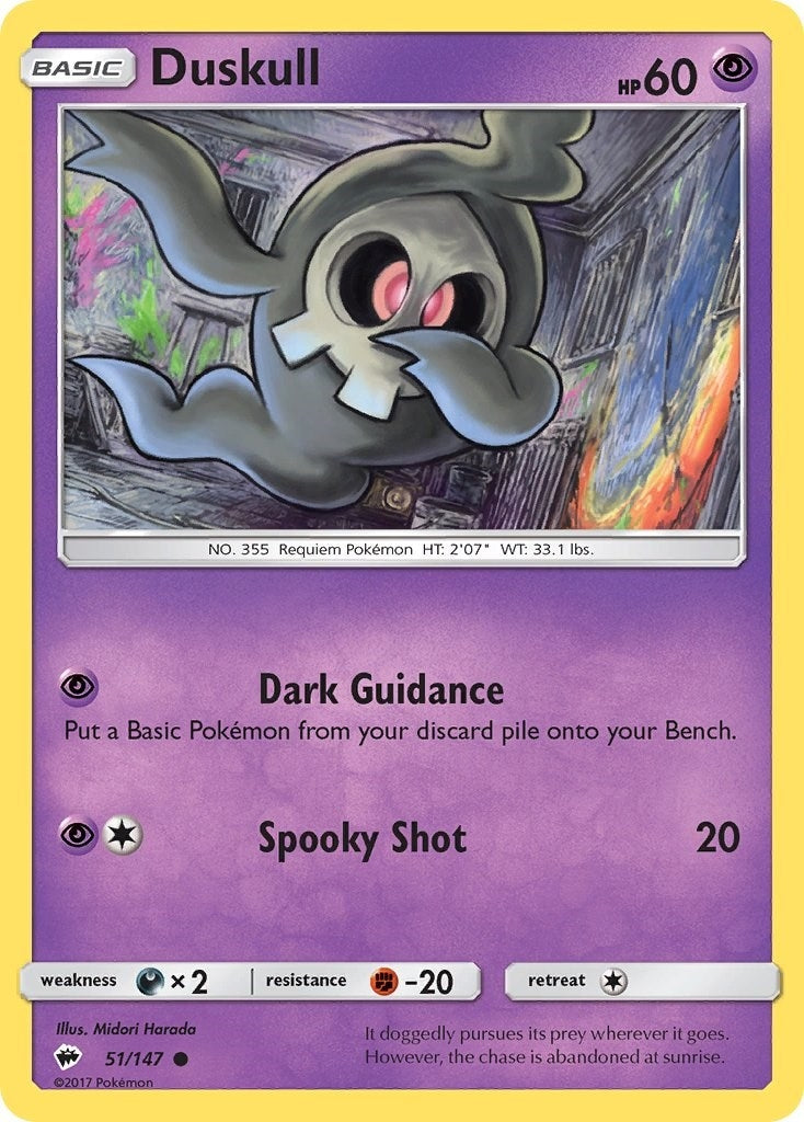 Image for Duskull (51/147) (SM03) - Pokemon