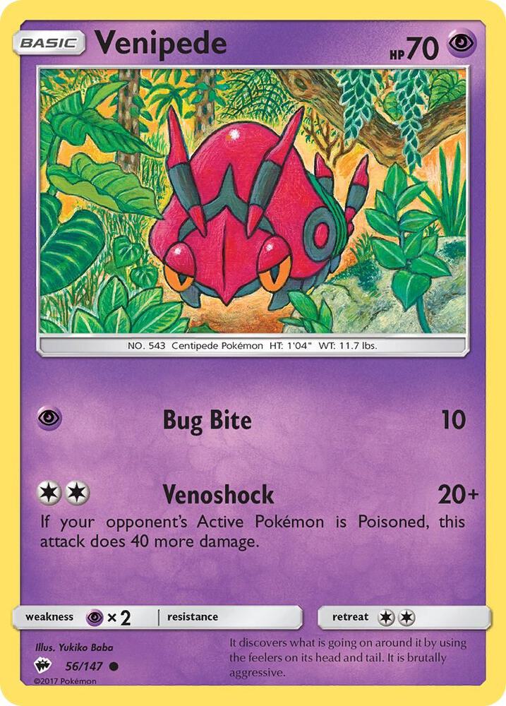 Venipede (56/147) (SM03)