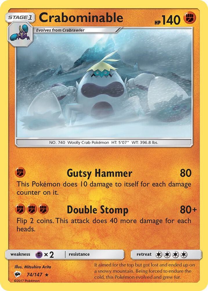 Crabominable (74/147) (SM03)