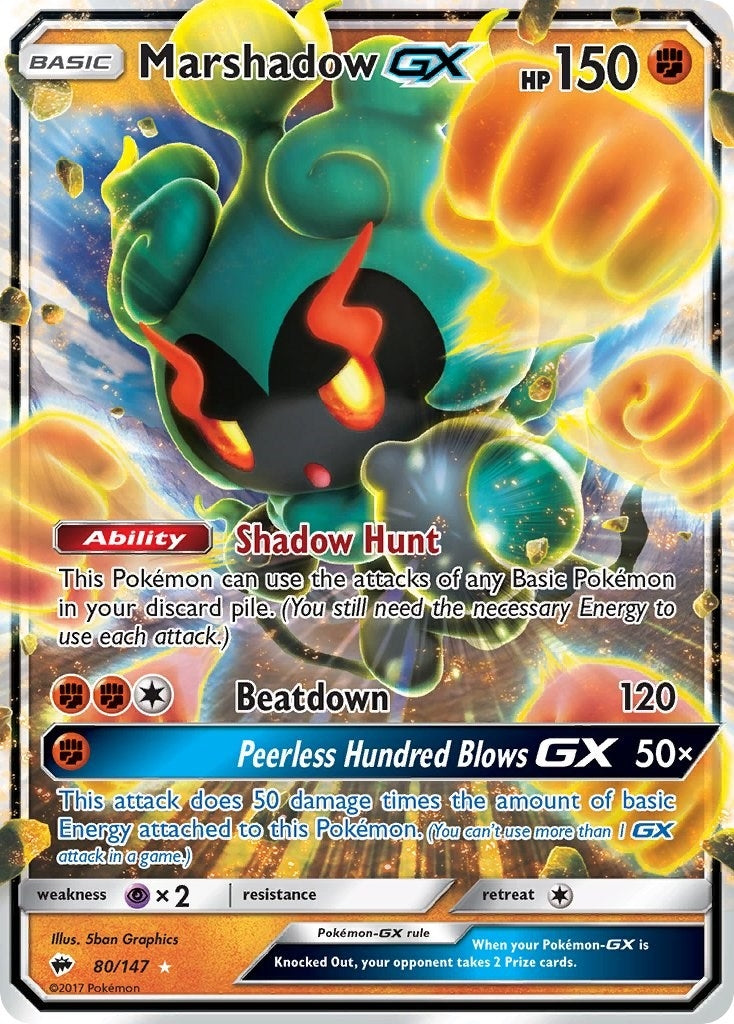 Image for Marshadow GX (80/147) (SM03) - Pokemon