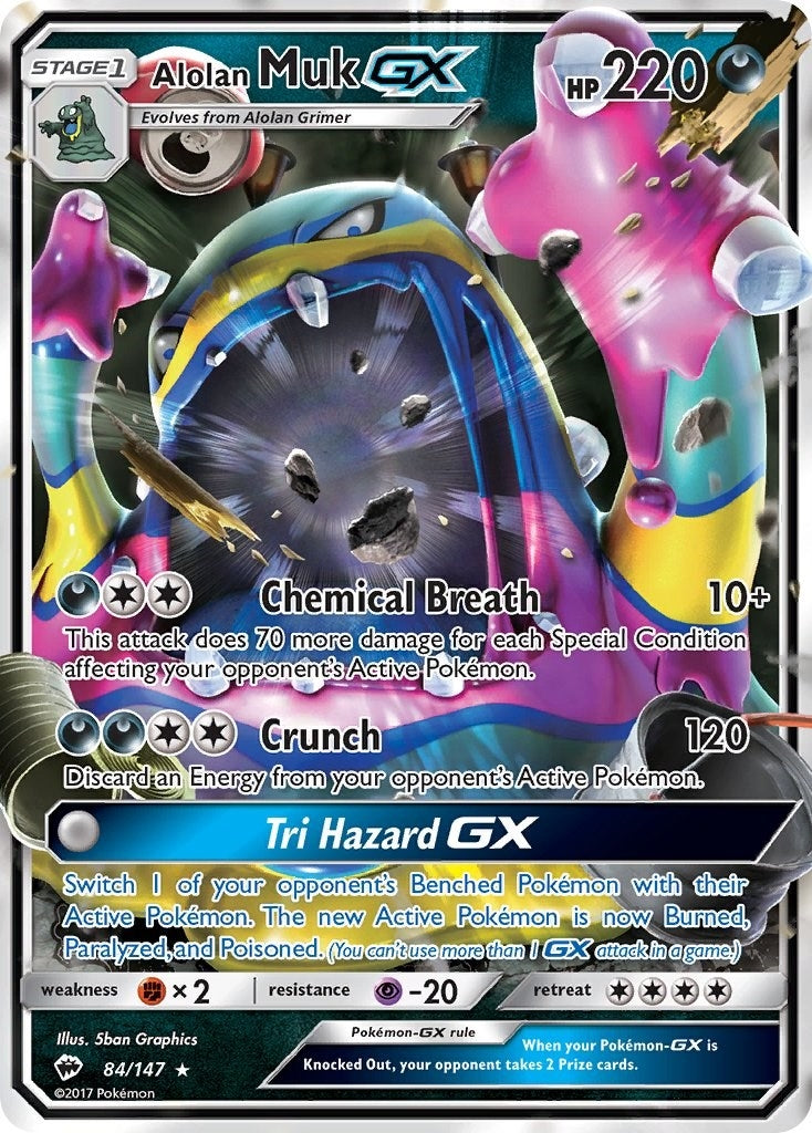 Image for Alolan Muk GX (84/147) (SM03) - Pokemon